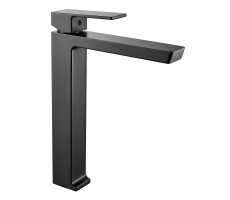 Смеситель для раковины высокий Rose R18H R1811H-1, черный