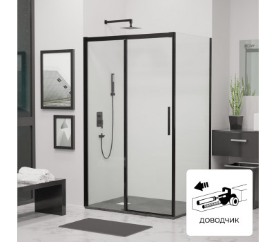 Душевой уголок 170x80 RGW Leipzig 34124187-014 Черный матовый Душевой уголок 170x80 RGW Leipzig 34124187-014 Черный матовый
