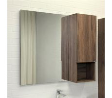 Зеркало-шкаф Comforty Бордо-90 дуб темно-коричневый 00-00006663 