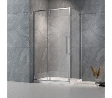 Душевой угол Veconi Rovigo RV-034, 1000х800х1950 хром, стекло прозрачное Душевой угол Veconi Rovigo RV-034, 1000х800х1950 хром, стекло прозрачное