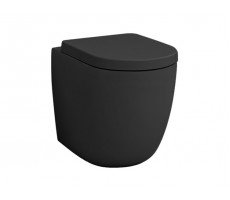 Унитаз приставной Artceram File 2.0 FLV005 17 30 черный матовый (matt black) сидение отдельно Унитаз приставной Artceram File 2.0 FLV005 17 30 черный матовый (matt black) сидение отдельно