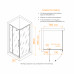 Душевой уголок RGW CL-035B 900x900 350903599-14 Черный 