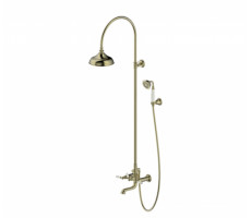 Душевая колонна со смесителем для ванны Bravat Art F65193AR-A3-RUS Бронза 