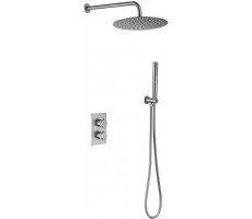 Душевой комплект Allen Brau Priority 5.31013-BN (с внутренней частью) никель браш 