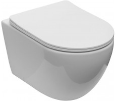 Унитаз подвесной Logan L1W TORNADO 331867 с сиденьем Soft Close -SLIMSEAT