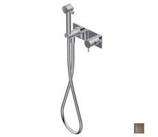 Смеситель встраиваемый однорычажный с гигиеническим душем Ritmonio Toilet accessories 7ANB101F34 Бронза 