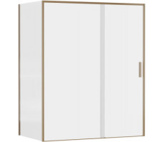 Душевой уголок Aquanet Pleasure Evo 160x90 AE65-160x90-GBT профиль золото-никель браш, прозрачное стекло_ 