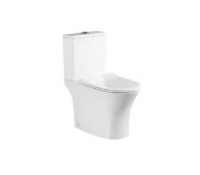 Унитаз напольный безободковый (сиденье микролифт) SantiLine SL-5022 