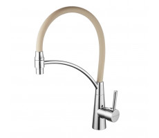 Смеситель для кухни с гибким изливом Shevanik S743-2, хром