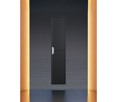 Шкаф-пенал для ванной подвесной Uperwood Modul 33х36х150 см, черный матовый 2930205301 Шкаф-пенал для ванной подвесной Uperwood Modul 33х36х150 см, черный матовый 2930205301