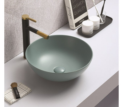 Умывальник CeramaLux 104MLG-6 Зеленый 