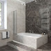 Шторка на ванну Veconi Palau PL-74L, 1200x1500, хром, стекло прозрачное PL74L-120-01-19C4 
