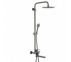Душевая система FRAP F24801-9, оружейная сталь Душевая система FRAP F24801-9, оружейная сталь