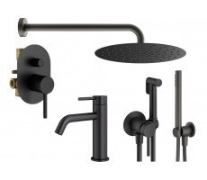 Комплект Plumberia Selection KITZXO15NO53 Черный матовый 