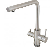 Смеситель для кухни PAINI Norda с подводом для фильтра, никель PVD NRPW6433VEB90 