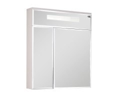 Шкаф-зеркало Onika Сигма 60 белый, c LED подсветкой 206034 