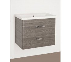 Тумба подвесная под раковину Style Line Лотос 80 Шелк зебрано, PLUS Тумба подвесная под раковину Style Line Лотос 80 Шелк зебрано, PLUS