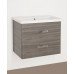 Тумба подвесная под раковину Style Line Лотос 80 Шелк зебрано, PLUS 