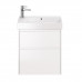 Тумба под раковину подвесная Dreja Slim 65 см, белый