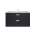 Тумба с раковиной для ванной подвесная Uperwood Modul 97х45х57 см, черная матовая 393020553 Тумба с раковиной для ванной подвесная Uperwood Modul 97х45х57 см, черная матовая 393020553