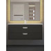 Тумба с раковиной для ванной подвесная Uperwood Modul 97х45х57 см, черная матовая 393020553 Тумба с раковиной для ванной подвесная Uperwood Modul 97х45х57 см, черная матовая 393020553