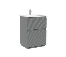 Тумба напольная SANCOS Folk Floor, 590х445х850, c двумя ящиками оснащенными доводчиками, Ergraut soft, арт.FL60FES Тумба напольная SANCOS Folk Floor, 590х445х850, c двумя ящиками оснащенными доводчиками, Ergraut soft, арт.FL60FES