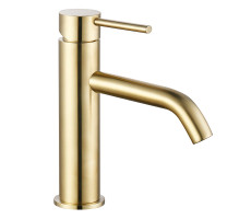 Смеситель для раковины AQUAme Siena AQM6210BG Золото шлифованное 