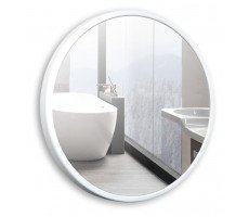 Зеркало AZARIO Манхэттен-лофт D770 белый пластик, без подсветки ФР-00002422 