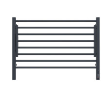 Полотенцесушитель электрический с полкой Terminus Горизонт П8 80х60 КС, черный муар Полотенцесушитель электрический с полкой Terminus Горизонт П8 80х60 КС, черный муар