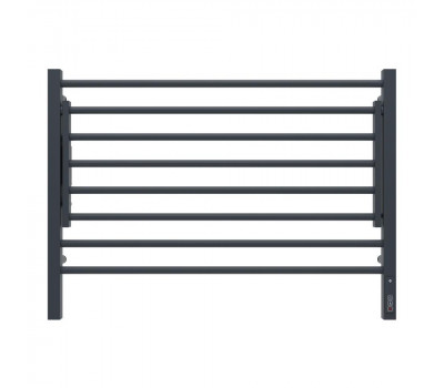 Полотенцесушитель электрический с полкой Terminus Горизонт П8 80х60 КС, черный муар Полотенцесушитель электрический с полкой Terminus Горизонт П8 80х60 КС, черный муар