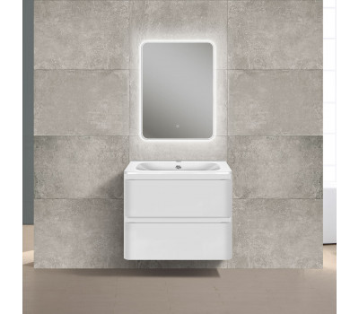 База под раковину Vincea Vico 600 подвесная, 2 выкатных ящика soft close, G.White База под раковину Vincea Vico 600 подвесная, 2 выкатных ящика soft close, G.White