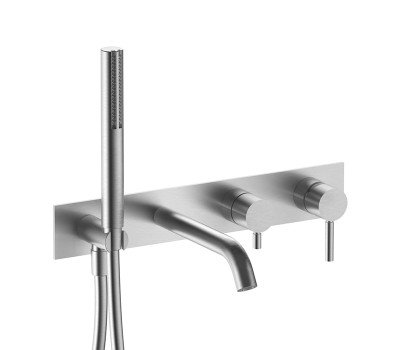 Смеситель для ванны Fantini Nostromo 50 93 E821B Нержавейка 