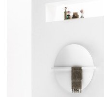 Полотенцесушитель электрический Antrax  ECESM073001T/BCOR белый 