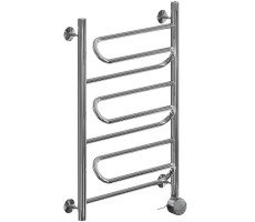 Полотенцесушитель электрический Ника CURVE ЛZ 80/50 правый тэн хром 