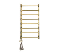 Полотенцесушитель электрический Domoterm Стефано Стефано П8 400x800 АБР EL Античная бронза 