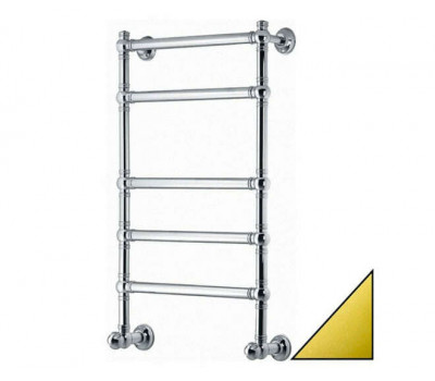 Полотенцесушитель водяной, золото, Margaroli Armonia 94645505GO