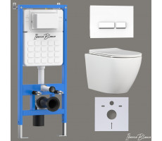 Комплект 3в1 IBERICA BLANCA инсталляция SILENCIO, унитаз BILBAO ALTO белый, кнопка смыва CRYSTAL-R белый (IB001.BLA.234.2210) Комплект 3в1 IBERICA BLANCA инсталляция SILENCIO, унитаз BILBAO ALTO белый, кнопка смыва CRYSTAL-R белый (IB001.BLA.234.2210)