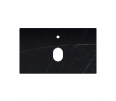 Столешница La Fenice Granite Black Olive Light Lappato Terra 80 см, черная 