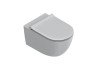 Подвесной унитаз безободковый, смыв Tornado, покрытие Twinglaze+ Catalano Sfera 0511550023 Cemento Satinato 