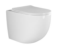 Напольный приставной унитаз Mia Rimless Ceramica Nova CN1810 Белый Напольный приставной унитаз Mia Rimless Ceramica Nova CN1810 Белый