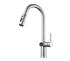 Смеситель для кухни с индикатором температуры Knotlor KN-100, хром