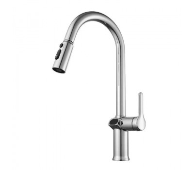 Смеситель для кухни с индикатором температуры Knotlor KN-100, хром