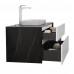 Тумба с раковиной Black&White U907.1000-1 