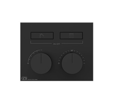 Термостат смеситель для душа GESSI Hi-Fi 63004#706 Черный 