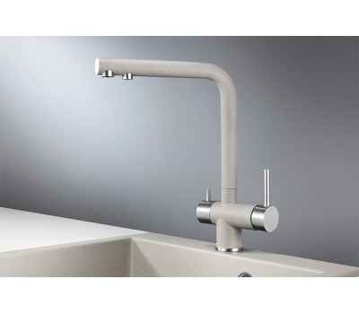 Смеситель для кухни GRANULA 2305, БАЗАЛЬТ 