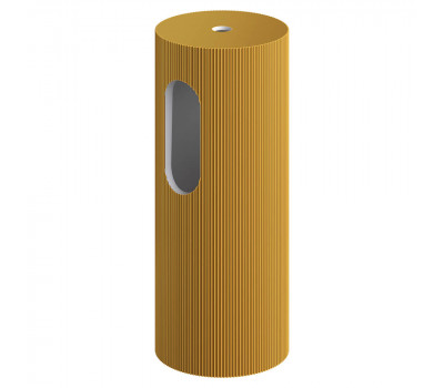 Пьедестал для раковины рифленый Armadi Art SOLE Corian GOLD 801-Base-Rib-G 