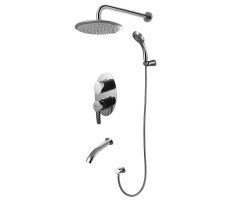 Душевая программа для ванны Lemark Atlantiss LM3222C хром Душевая программа для ванны Lemark Atlantiss LM3222C хром