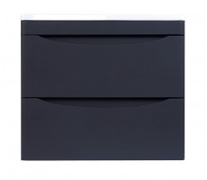 Тумба подвесная Style Line Бергамо мини 60 (2 ящ.) Люкс антискрейтч черный, PLUS СС-00002318 