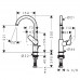 Смеситель для раковины Hansgrohe Logis 71130670 черный матовый 