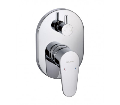Встраиваемый смеситель в стену 3-функц Bravat FB848238CP-3-RUS Хром 